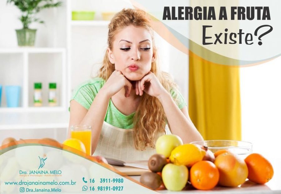 ALERGIA A FRUTAS EXISTE?