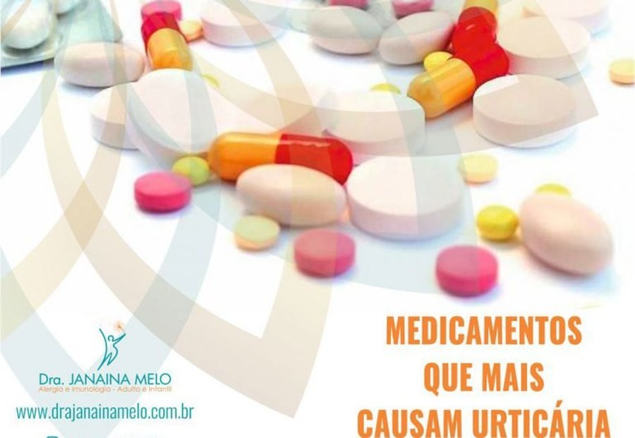 MEDICAMENTOS QUE MAIS CAUSAM URTICÁRIA