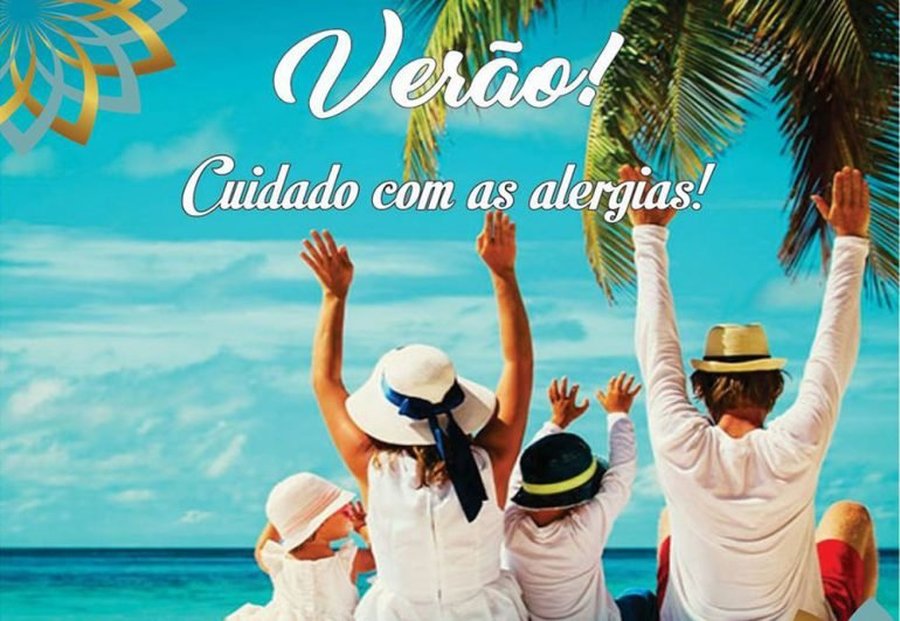 VERÃO! CUIDADO COM AS ALERGIAS