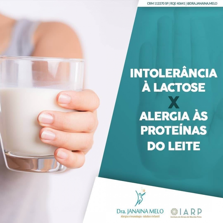 Intolerância à Lactose X Alergia às proteínas do leite