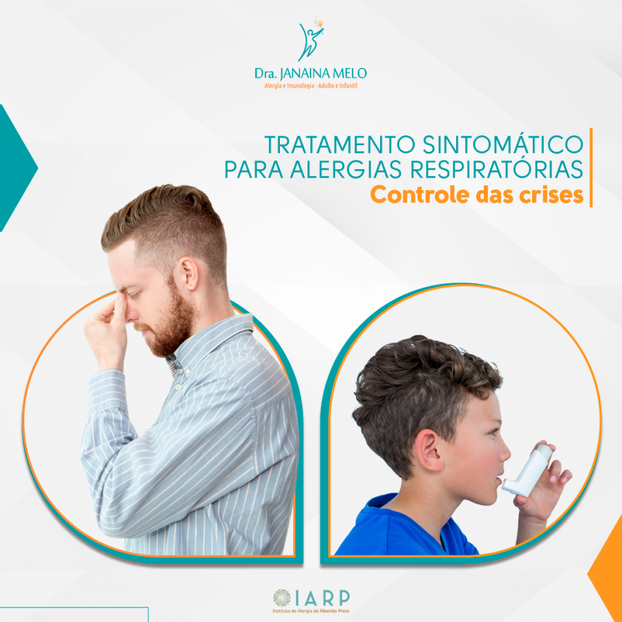 Tratamento sintomático para alergias respiratórias - Controle das crises