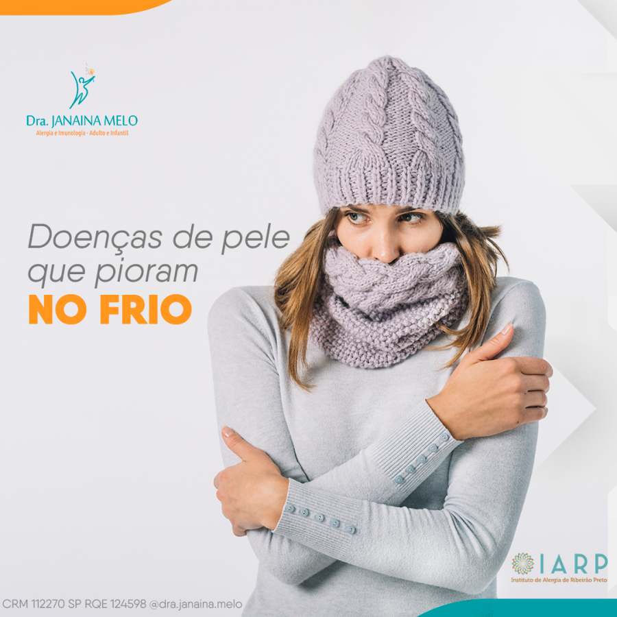 Doenças de Pele que pioram no inverno!