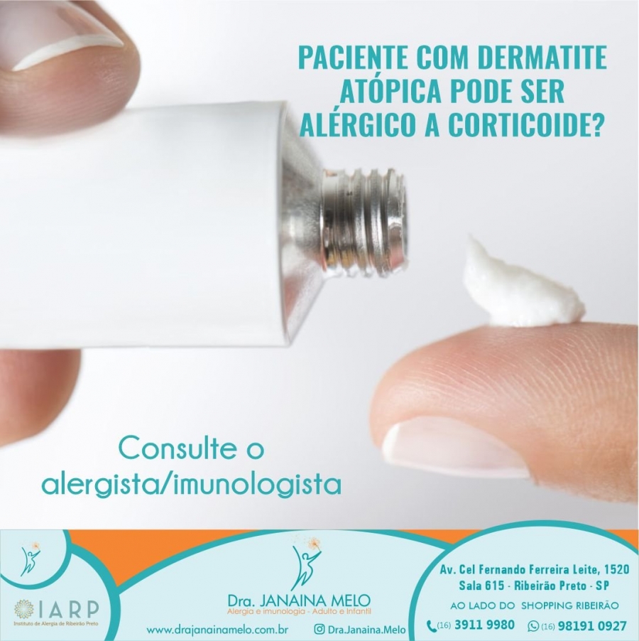 Paciente com Dermatite Atópica e Alergia a Corticoide