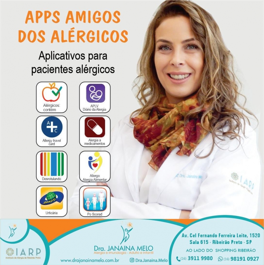 Apps Amigos dos Alérgicos!