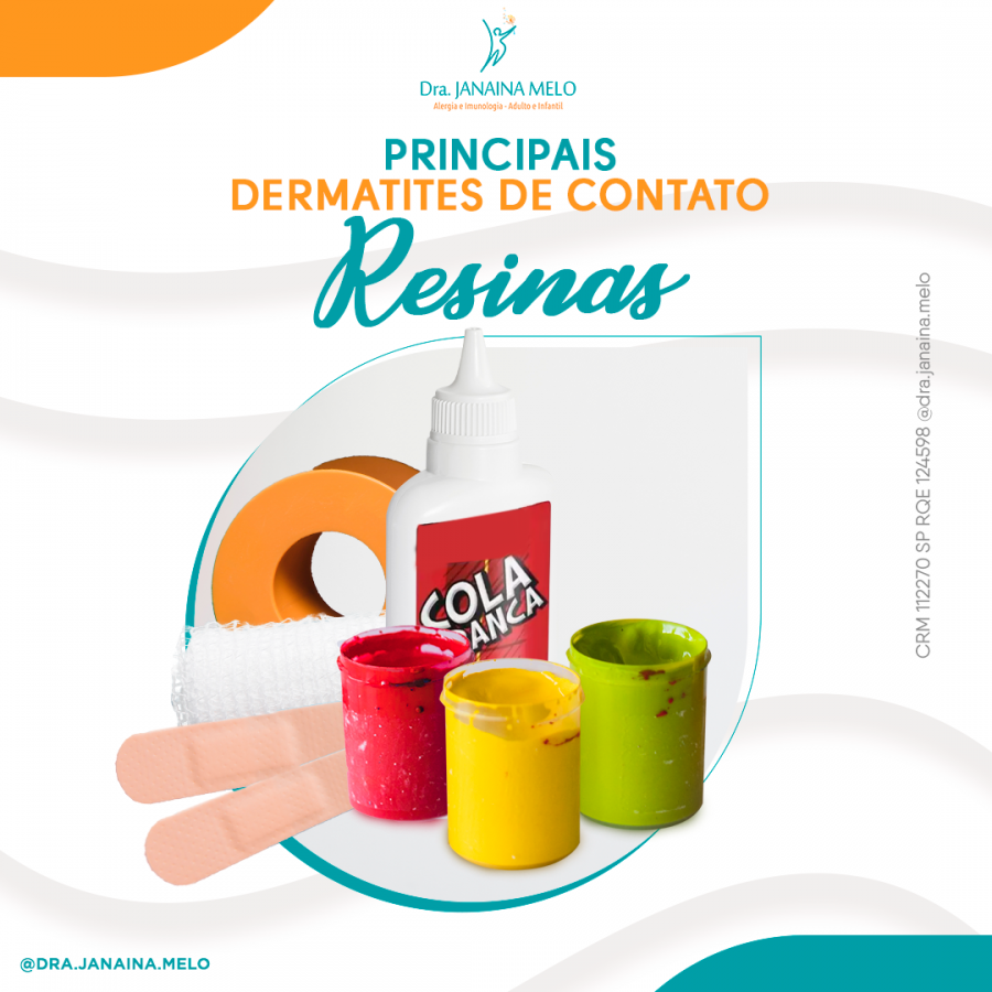 Principais Dermatites de Contato - Resinas