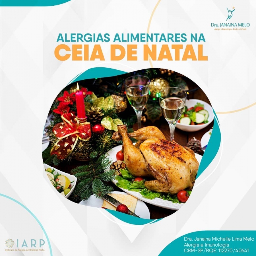 Alergias alimentares na Ceia de Natal