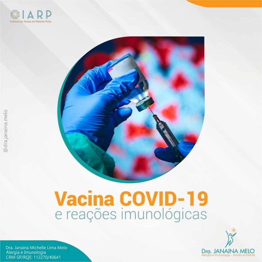 Vacina Covid-19 e reações imunológicas
