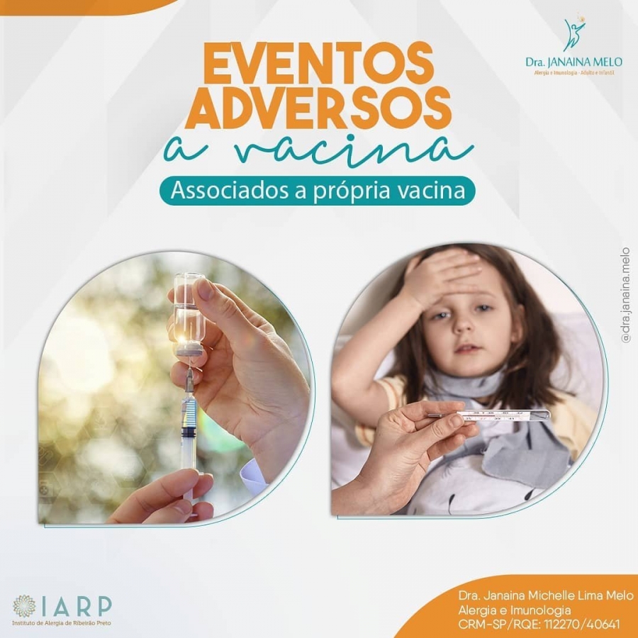 Eventos adversos a vacina associados à própria vacina