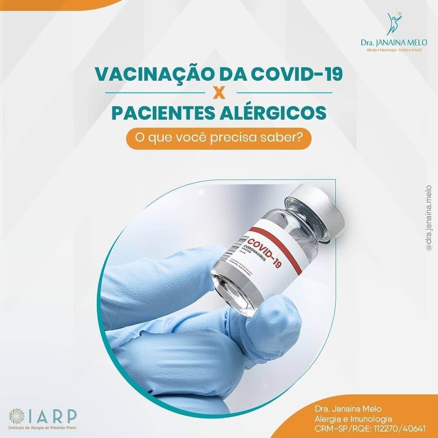 Vacinação do Covid-19 x Pacientes Alérgicos