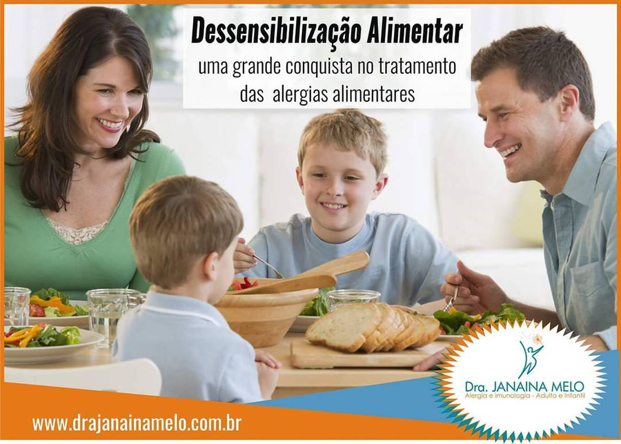 DESSENSIBILIZAÇÃO ALIMENTAR ou IMUNOTERAPIA ORAL