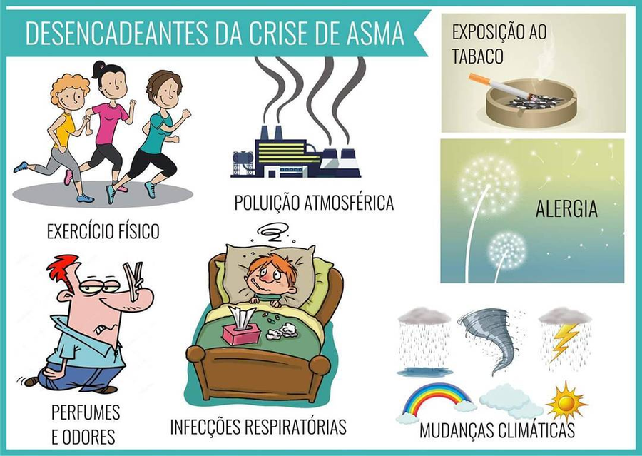 DESENCADEANTES DA CRISE DE ASMA