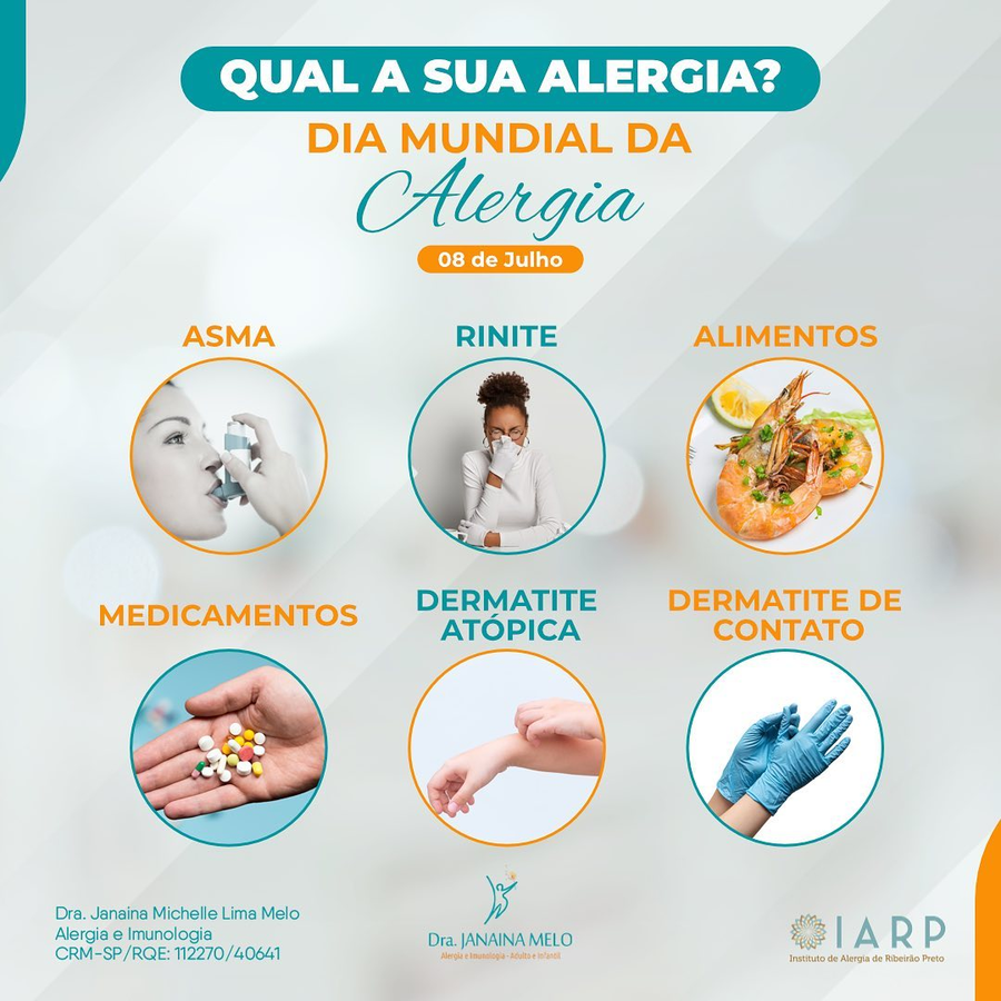 Qual a sua alergia?