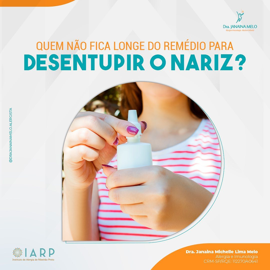 Você está viciado em Vasoconstritor Nasal?