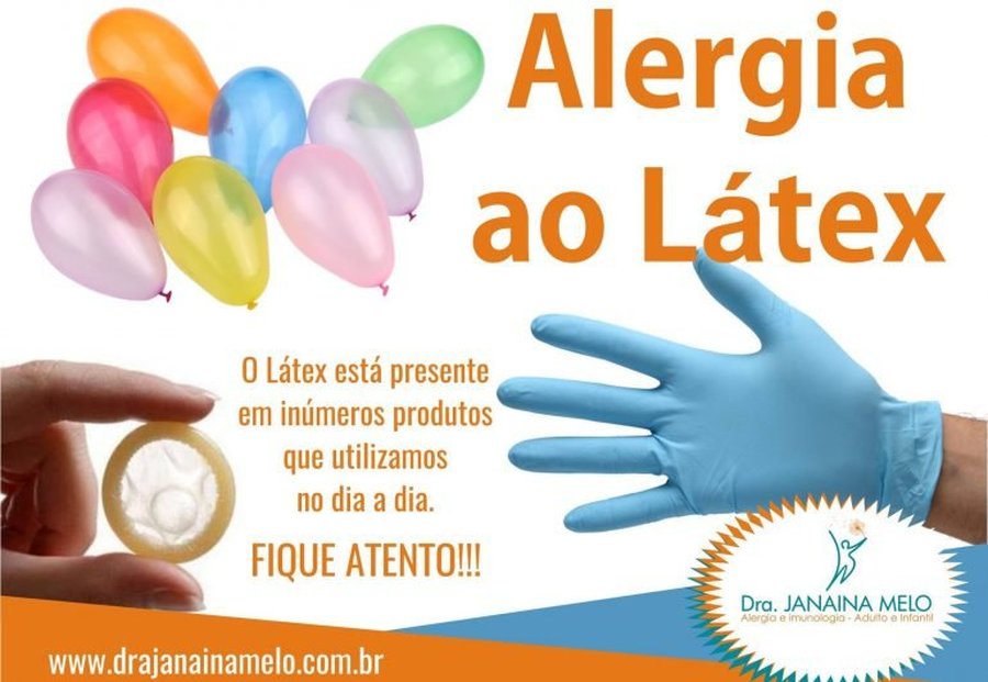 ALERGIA A PRODUTOS DA BORRACHA – LÁTEX