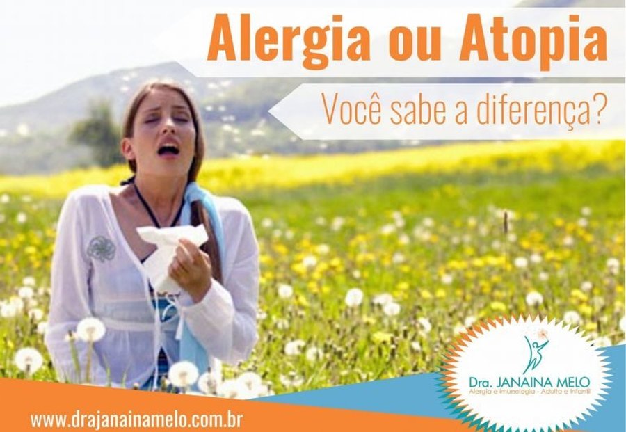 ALERGIA OU ATOPIA – VOCÊ SABE A DIFERENÇA?