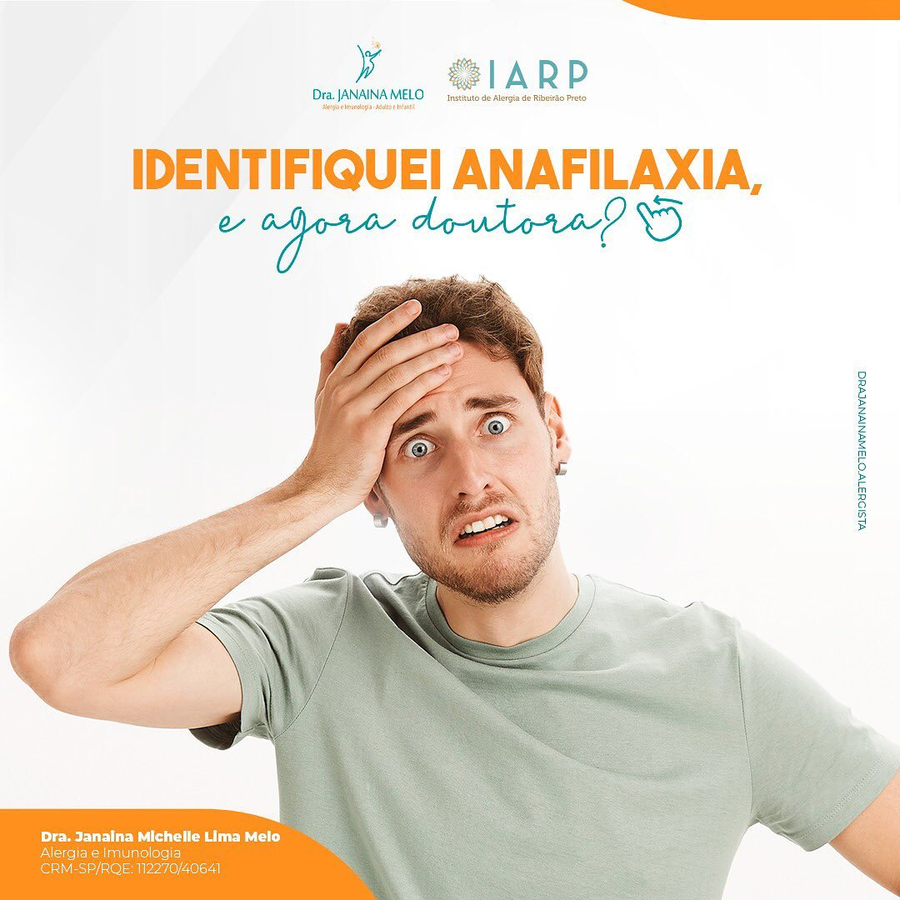 O que fazer quando identificar anafilaxia?