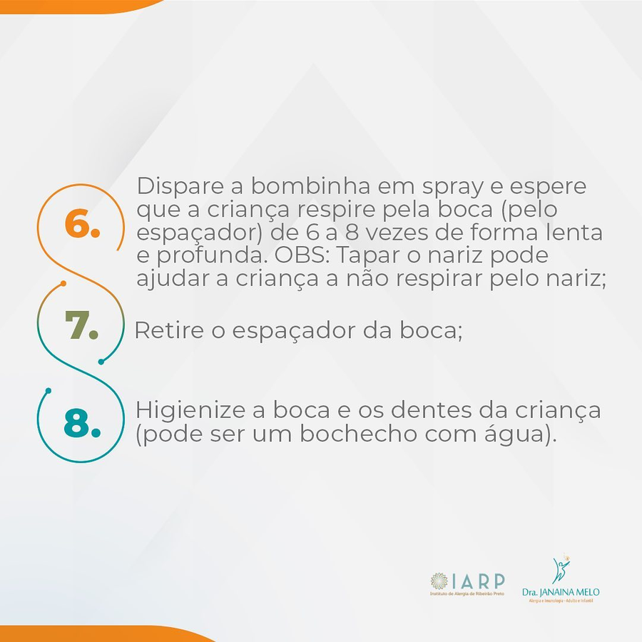 Como usar Bombinhas para Asma em crianças - Parte 2