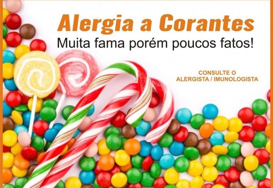 ALERGIA A CORANTES – MUITA FAMA PORÉM POUCOS FATOS!